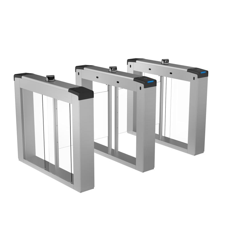 河北？等嗽蓖ǖ//智能一体化闸机//摆闸//2系列一体化闸机-单机芯左边道 DS-K6B221TM-L